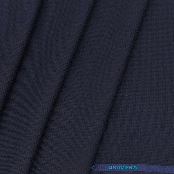 Blazer Fabric Graviera Poly Viscose Dobby Colour Midnight Blue