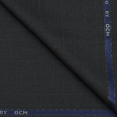 Blazer Fabric OCM Super 100s Count Wool Blended Lining Colour Dark Grey
