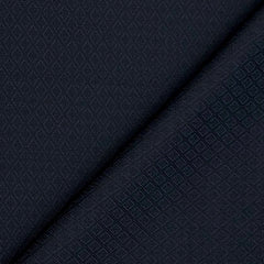 Blazer Fabric OCM Super 100s count Wool Blended Broad Dobby Colour Midnight Blue