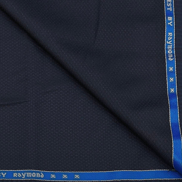 Blazer Fabric Raymond Poly Viscose Dotted Colour Midnight Blue