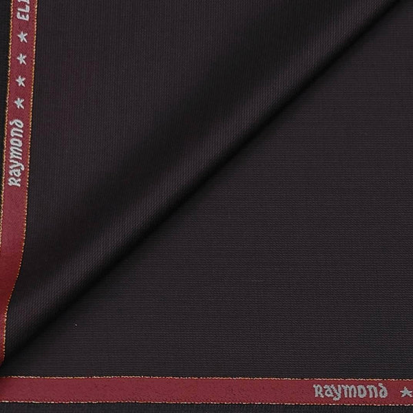 Blazer Fabric Raymond Fine Wool Blended Self Texture Colour Wine Dregs