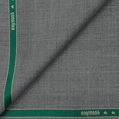 Blazer Fabric Raymond  check Poly Viscose Colour Rhino Grey