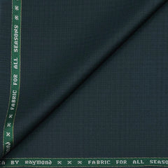 Blazer Fabric Raymond  Wool Blended Mild Check Colour Swamp Green