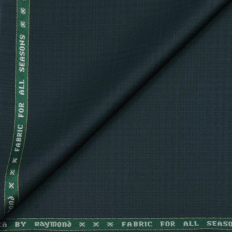 Blazer Fabric Raymond  Wool Blended Mild Check Colour Swamp Green
