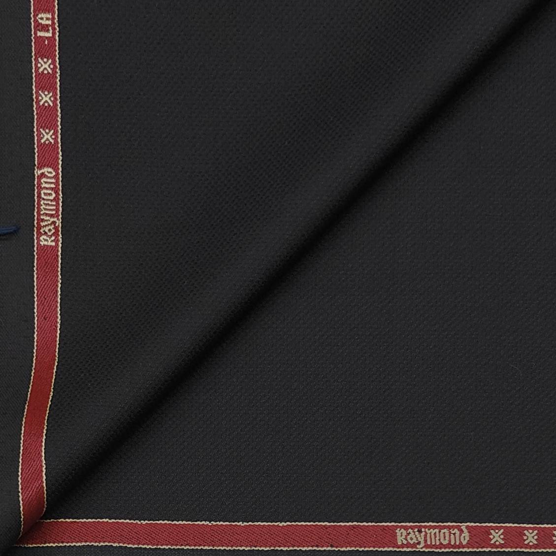 Blazer Fabric Raymond Wool Blended Dotted Colour Black