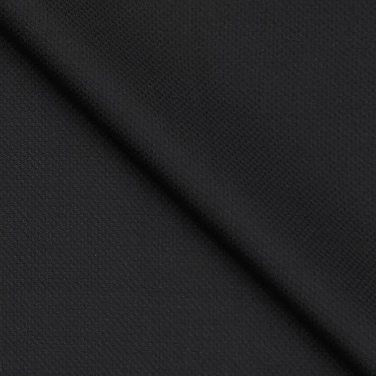 Blazer Fabric Raymond Wool Blended Dotted Colour Black