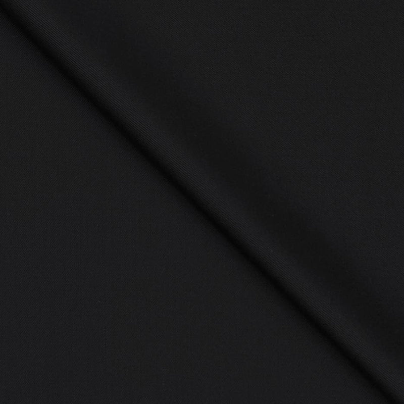 Blazer Fabric Raymond Wool Blended plain Colour Black