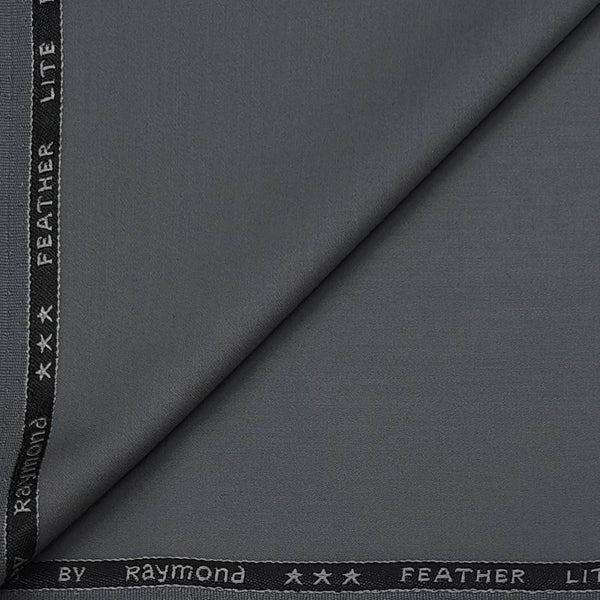Blazer Fabric Raymond Plain Poly Viscose Colour Silver Grey