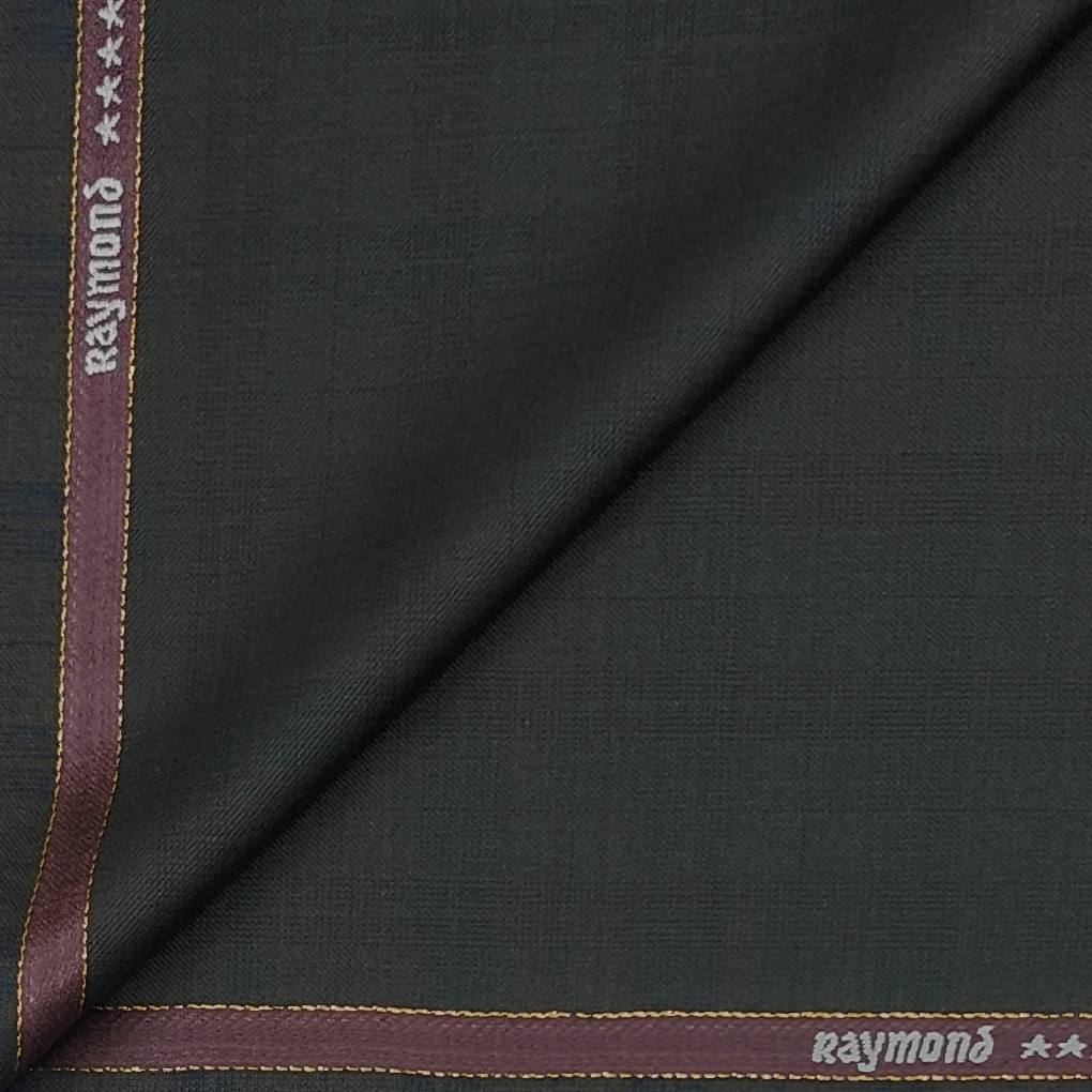 Blazer Fabric Raymond Fine Wool Blended Check ColourJuniper Green