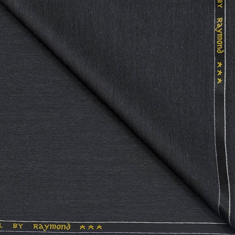 Blazer Fabric Raymond Plain Texture Poly Viscose Colour Anchor Grey
