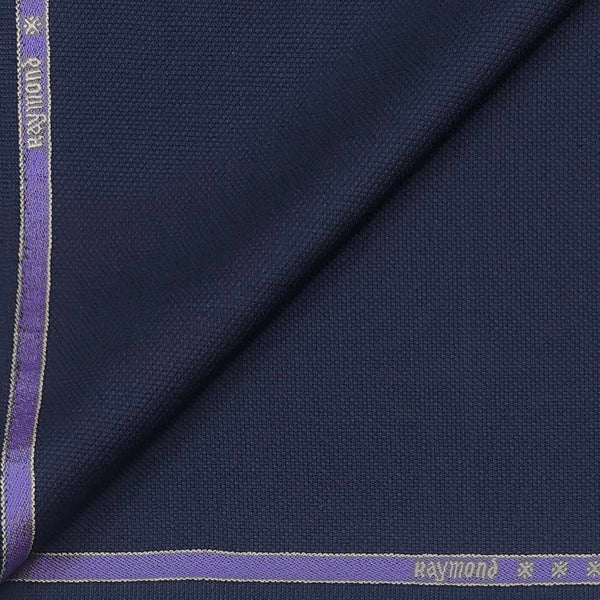 Blazer Fabric Raymond Wool Blended Dotted Colour  Resolution Blue
