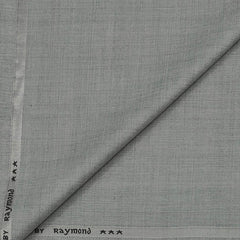 Blazer Fabric Raymond Self Slub Poly Viscose Colour Light Silver Grey