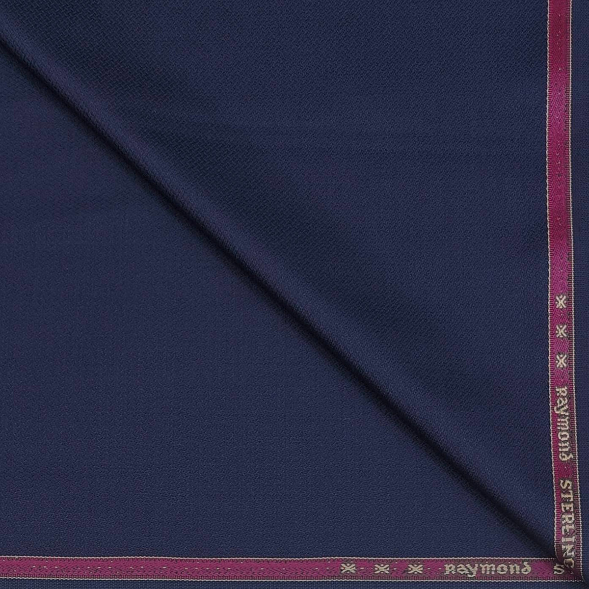 Blazer Fabric Raymond Dotted Poly Viscose Colour Midnight Blue