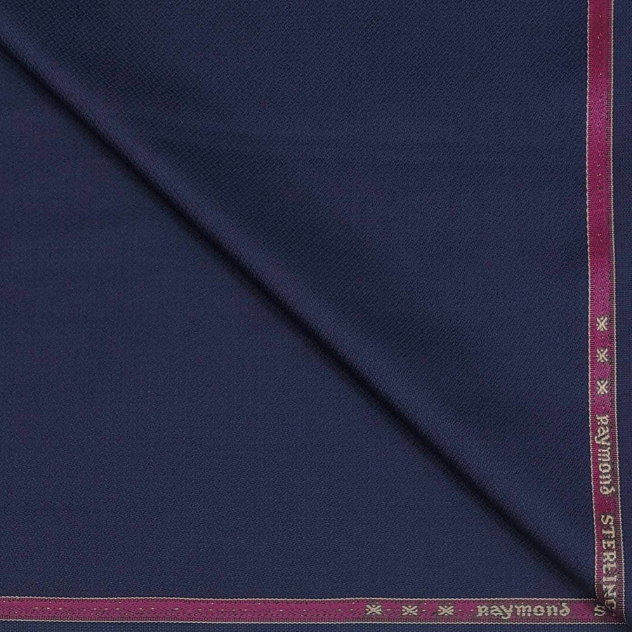 Blazer Fabric Raymond Dotted Poly Viscose Colour Midnight Blue