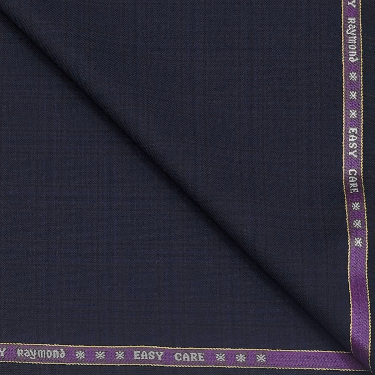 Blazer Fabric Raymond 45% Fine Wool Mild Check Colour Space Blue