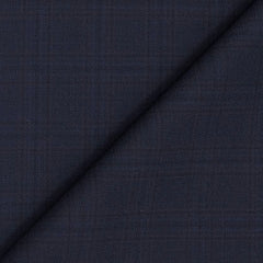 Blazer Fabric Raymond 45% Fine Wool Mild Check Colour Space Blue