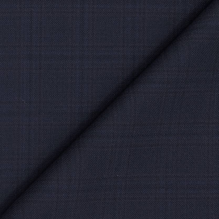 Blazer Fabric Raymond 45% Fine Wool Mild Check Colour Space Blue
