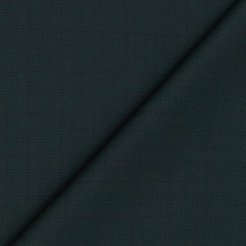 Blazer Fabric Raymond Poly Viscose check Colour Sacramento Green
