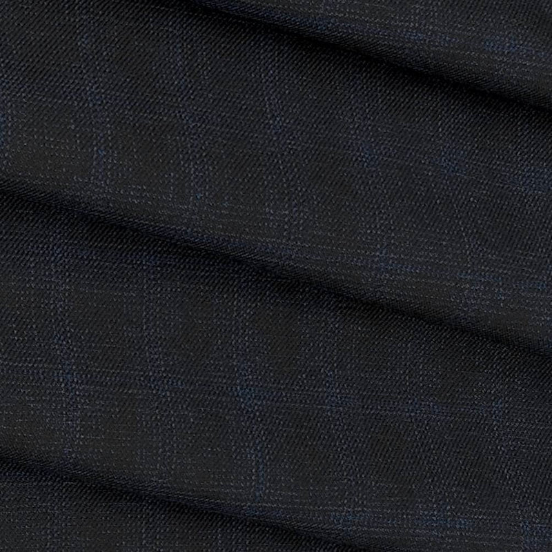 Blazer Fabric Graviera Poly Viscose Check Colour Bluish Grey