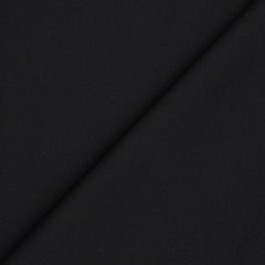 Blazer Fabric Matti Raymond Poly Viscose Plain Colour Black