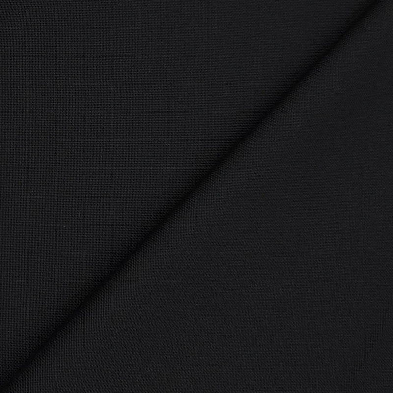 Blazer Fabric Matti Raymond Poly Viscose Plain Colour Black