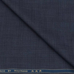 Blazer Fabric Raymond Poly Viscose Mild  check Colour Blueish Grey