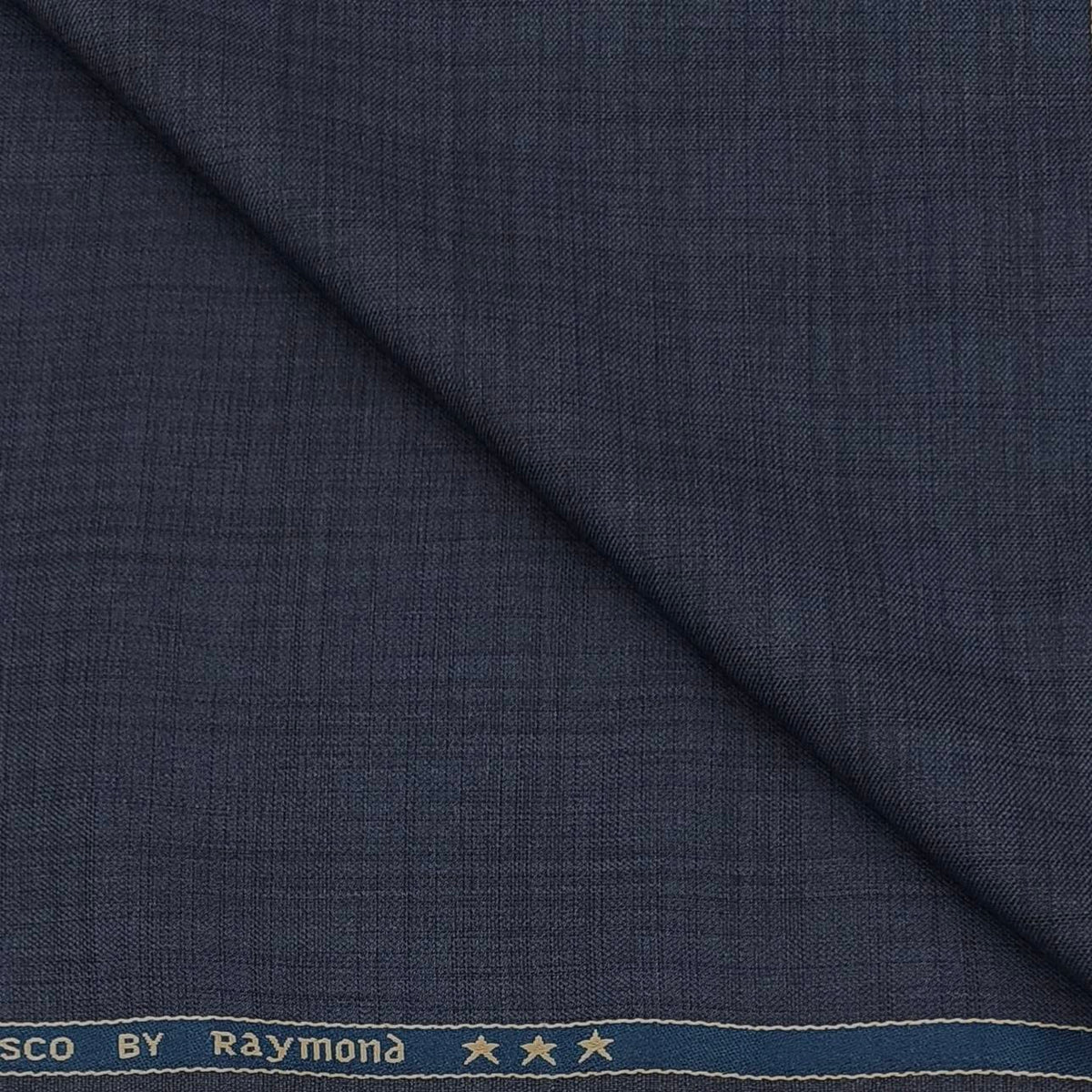 Blazer Fabric Raymond Poly Viscose Mild  check Colour Blueish Grey