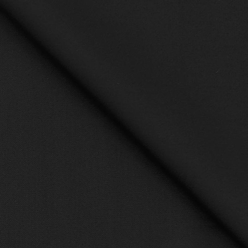 Blazer Fabric Raymond Poly Viscose Plain Colour Black