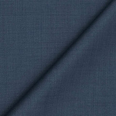 Blazer Fabric Raymond Poly Viscose Self Slub Colour Glaucous Blue