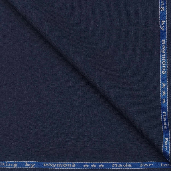 Blazer Fabric Raymond Poly Viscose Colour Worsted Blue