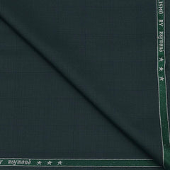 Blazer Fabric Raymond Poly Viscose Check Colour Sacramento Green