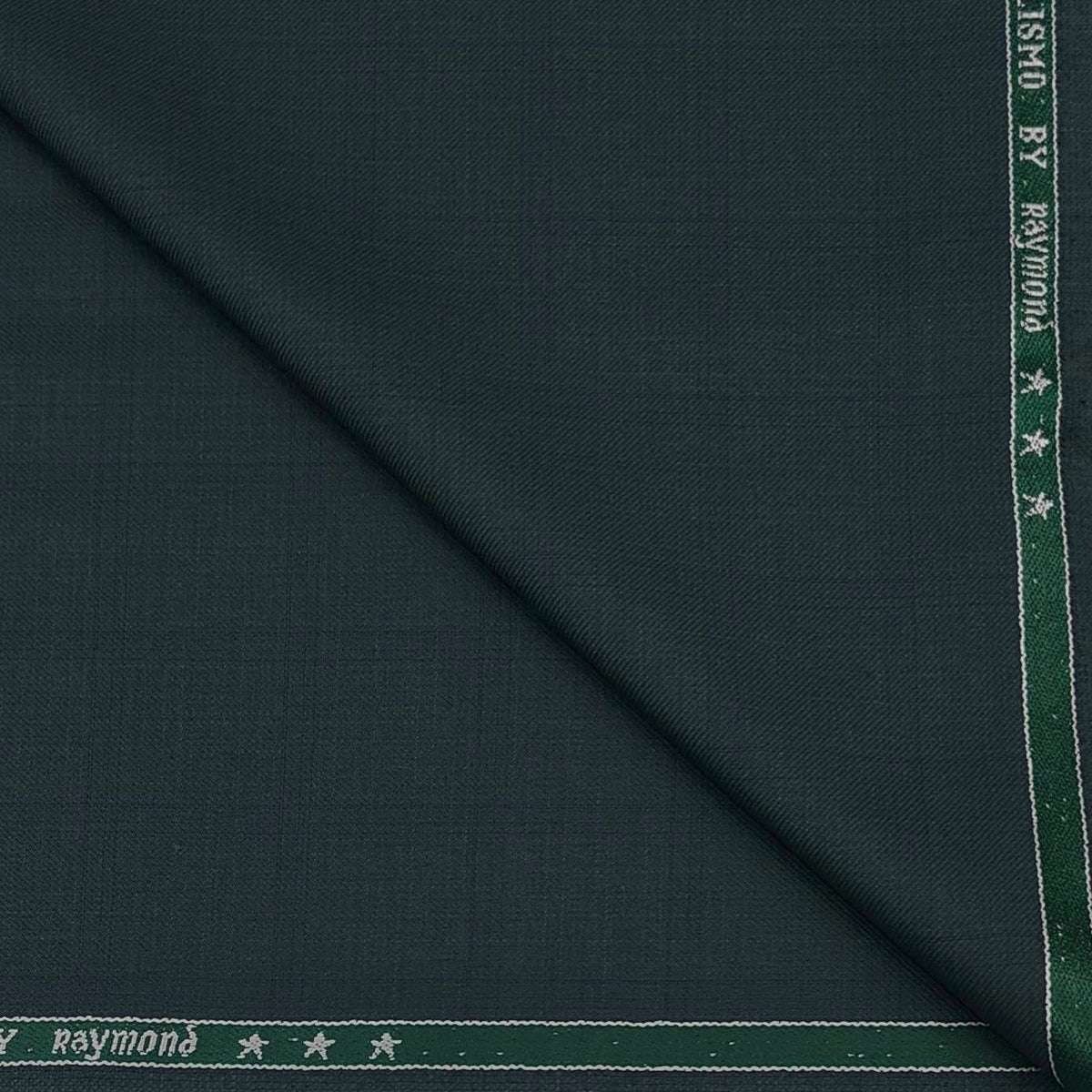 Blazer Fabric Raymond Poly Viscose Check Colour Sacramento Green