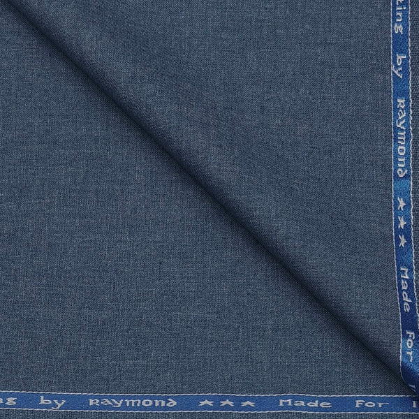 Blazer Fabric Raymond Poly Viscose Colour Worsted Light Blue