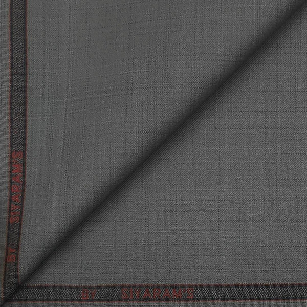 Blazer Fabric Siyaram T/R Poly Viscose Mild Check Colour French Mole Brown