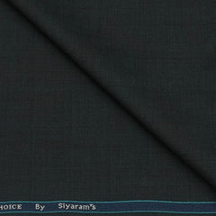 Blazer Fabric Siyaram Poly Viscose Check Colour Feldgrau Green