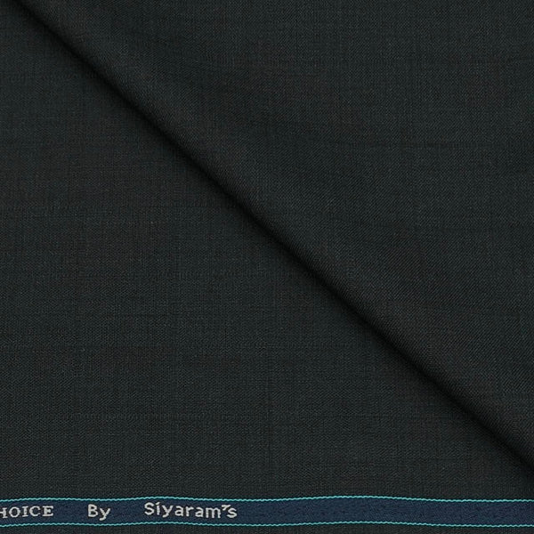 Blazer Fabric Siyaram Poly Viscose Check Colour Feldgrau Green