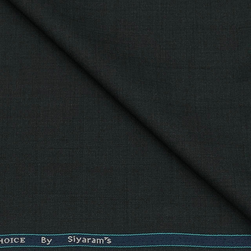 Blazer Fabric Siyaram Poly Viscose Check Colour Feldgrau Green