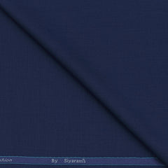 Blazer Fabric Siyaram Poly Viscose Self Texture Colour Blue