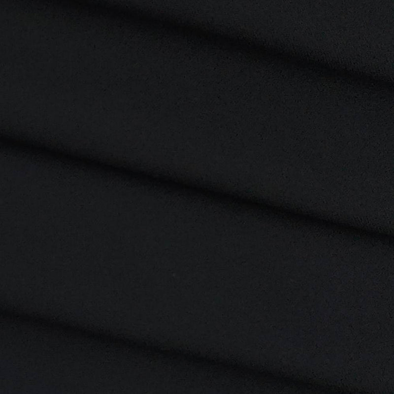 Blazer Fabric Graviera Poly Viscose Plain Colour Black