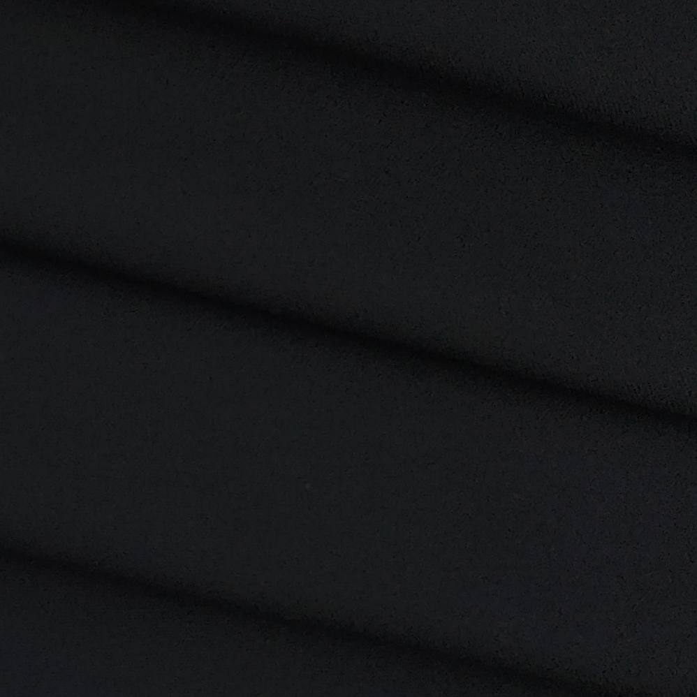 Blazer Fabric Graviera Poly Viscose Plain Colour Black