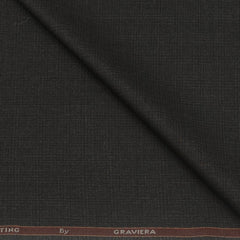 Blazer Fabric Graviera Poly Viscose Check Colour Cafe Brown