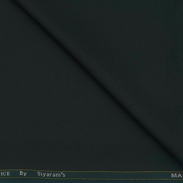 Blazer Fabric Siyaram Poly Viscose Plain Colour Phthalo Green