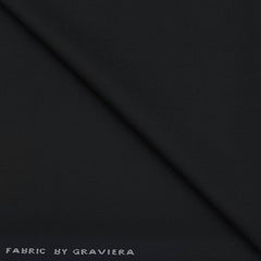 Koti Fabric Graviera 4 way Lycra Plain Colour Black