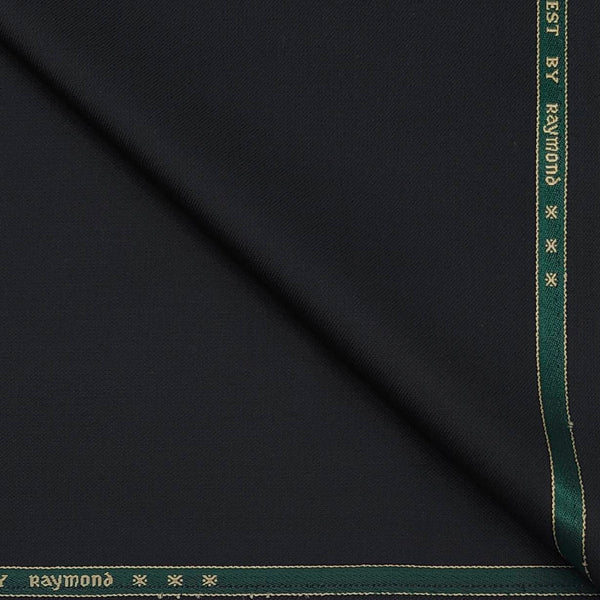 Koti Fabric Raymond Poly viscose Plain Colour Black