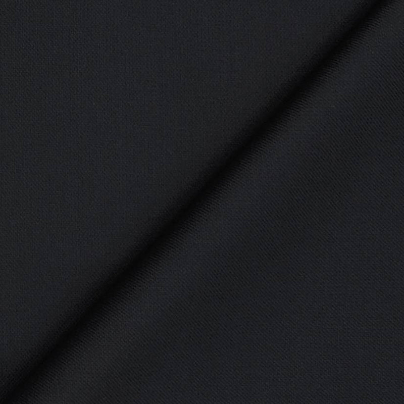 Koti Fabric Raymond Poly viscose Plain Colour Black