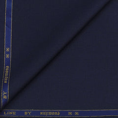 Koti Fabric Raymond Poly viscose Mild Check Colour Berry Blue