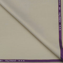 Koti Fabric Raymond Poly viscose Plain Colour Light Beige