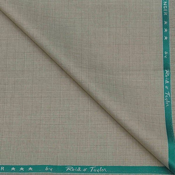 Koti Fabric Reid N Taylor Poly Viscose Self Texture Colour White Beige