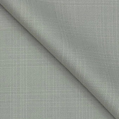 Koti Fabric Raymond Wool Blended Mild Check Colour unicorn Silver