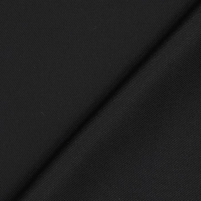 Koti Fabric Raymond Poly viscose Plain Colour Soot Black